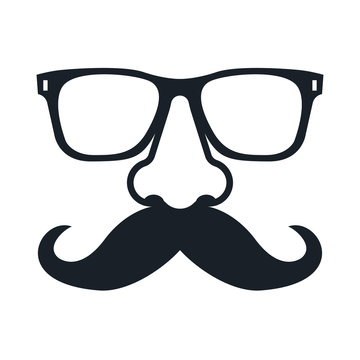 Mustachioed man in glasses.