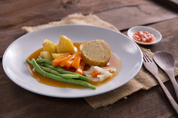 indonesian galantine food