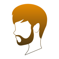 Man faceless head vector illustration graphic design