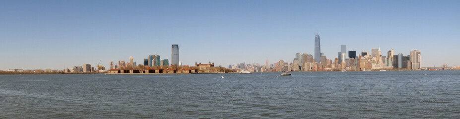 Fototapeta premium New York City, USA in Panorama