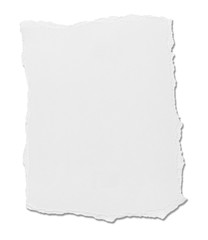 Fototapeta premium white paper ripped message torn