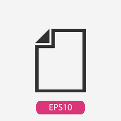 Document vector icon