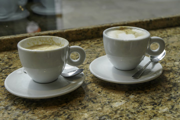 Two Italian Cappuccinos