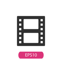 Fototapeta premium Movie Vector Icon
