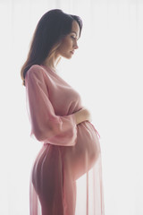 Beautiful pregnant woman - 215726950