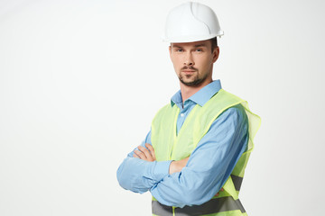 male builder in hard hat