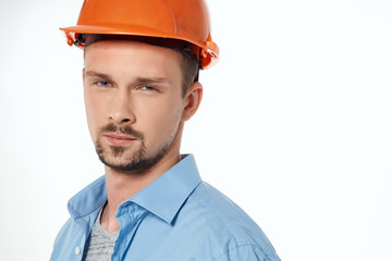 male builder in hard hat