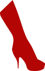 Leg and High Heel Shoe