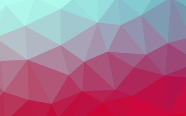 Light BLUE vector polygonal background.