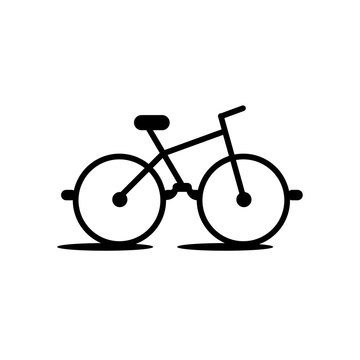 Glasses and bike logo icon vector template