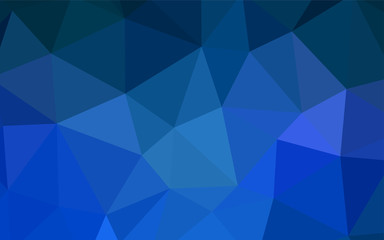 Light Blue, Yellow vector polygonal pattern.