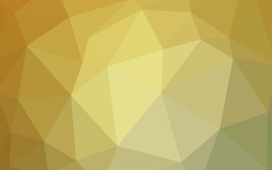 Light Green, Yellow vector triangle mosaic cover.