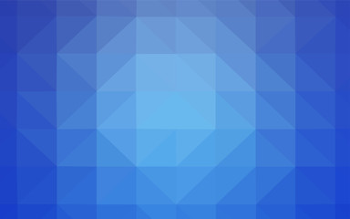 Obraz premium Dark Blue, Red vector gradient triangles template.
