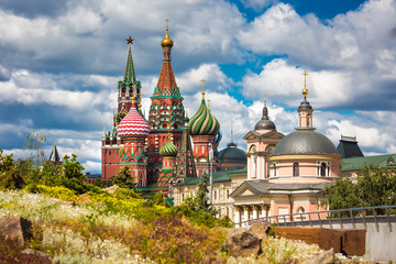 Saint Basil church in Moscow, Russia