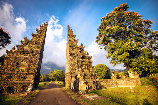 Hindu gate in Bali