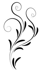 Decorative floral ornament