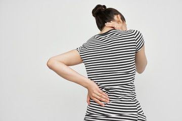 woman back pain