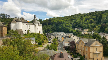 Fototapeta na wymiar Beautiful view of Clervaux, Luxembourg