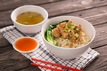 mie or bakmi ayam