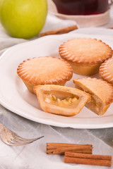 Apple pies.