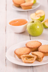 Apple pies.