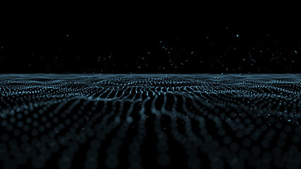 Digital wave particle for head up display background.Digital abstract background...desktop screen display.
