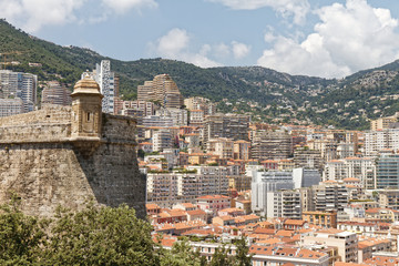 Obraz premium Monaco - View on the city from the Rock (