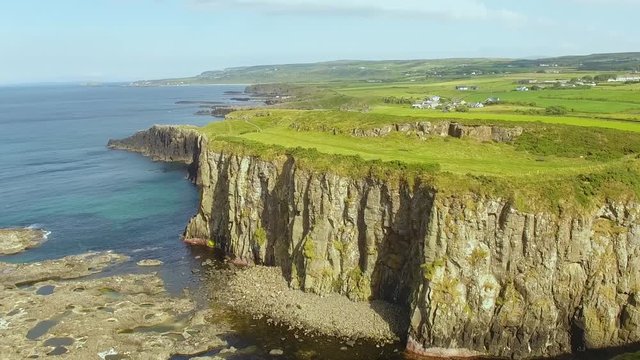 Rugged Coastline Malin Head of Co. Donegal Ireland Atlantic Ocean