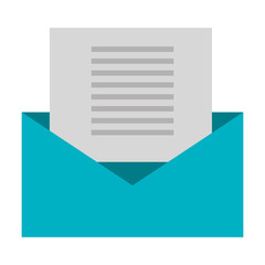 envelope mail isolated icon