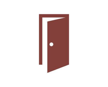 door furniture furnishing exterior interior home architecture image vector icon logo