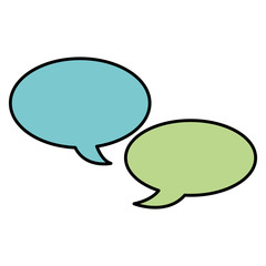 speech bubbles message icon