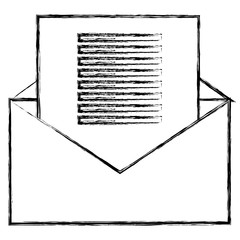 envelope mail isolated icon