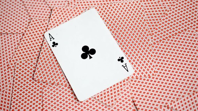 playing cards abstract, ace of spades