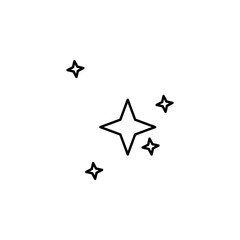 stars icon. Element of space for mobile concept and web apps illustration. Thin line icon for website design and development, app development