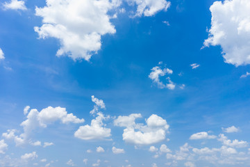 Blue sky natural background.