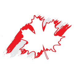 Textured flag of Canada
