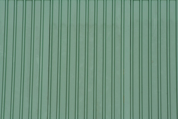 Top view green zinc roof seamless line pattern light abstract background