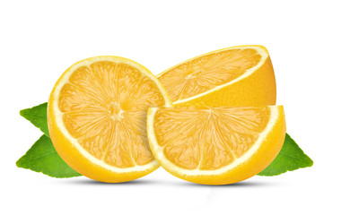 lemon isolated on white background