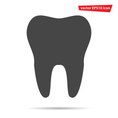 Tooth vector icon iso;ated. Modern flat pictogram, business, marketing, internet concept. Trendy sim