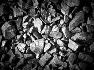 Natural black stone texture and background.