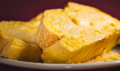 Corn Bread with butter