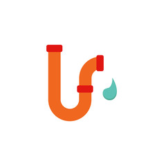 Plumbing House Renovation Logo Icon Design