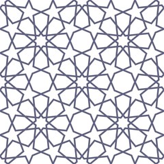 Islamic geometric seamless pattern