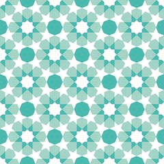 Islamic geometric seamless pattern