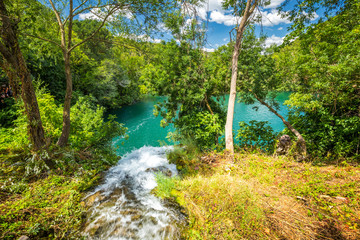 Fototapeta premium The Krka National Park in Croatia, Europe.