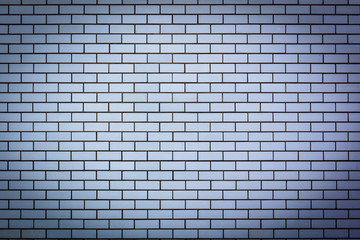 Brick wall in a house under construction