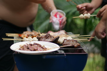  Grilled party for the holidays.