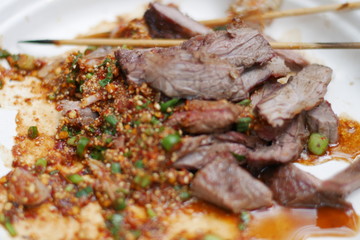 Grill party family in summer season