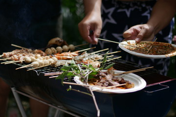  Grilled party for the holidays.