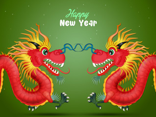 traditional dragon for Chinese new year
